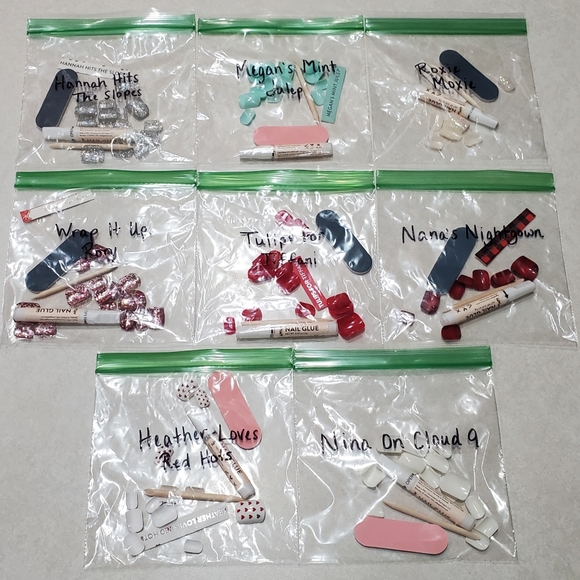 Lot of Red Aspen Nail Dashes Partial sets - Sparkle, shiny, pretty! - Picture 2 of 12